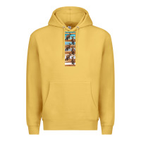 Antique Gold dinosaur parasaurolophus pen wrap Premium Hoodie - Artiststas