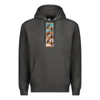 Charcoal Heather dinosaur parasaurolophus pen wrap Premium Hoodie - Artiststas