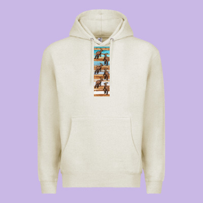 Dinosaur Parasaurolophus Pen Wrap Premium Hoodie Designed By Artiststas