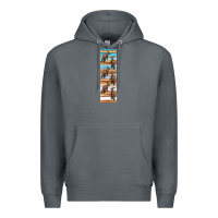 Rock dinosaur parasaurolophus pen wrap Premium Hoodie - Artiststas