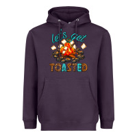 Plum lets get toasted Heavyweight Hoodie - texasbilliewilder