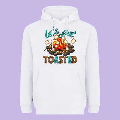 Lets Get Toasted Heavyweight Hoodie Designed By Texasbilliewilder