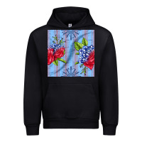 Black patriotic rose Urban Hoodie - BundleAndBundleShop