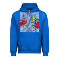 Cobalt patriotic rose Urban Hoodie - BundleAndBundleShop