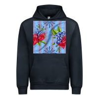 Navy patriotic rose Urban Hoodie - BundleAndBundleShop