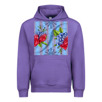 Tulip patriotic rose Urban Hoodie - BundleAndBundleShop