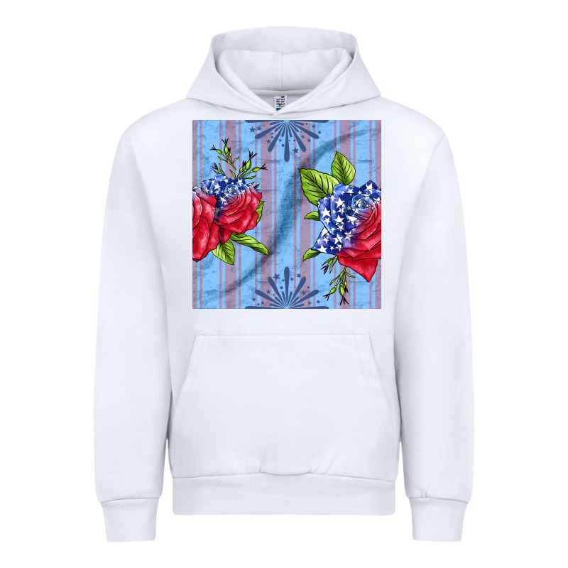 Patriotic Rose Urban Hoodie by BundleAndBundleShop | Teevron