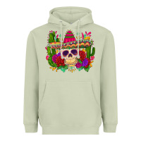 Matcha mexican skull Heavyweight Hoodie - Zillion Design Studio