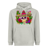 Moon Dust mexican skull Heavyweight Hoodie - Zillion Design Studio