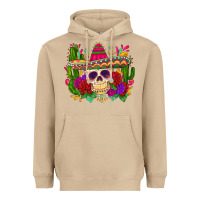 Mushroom mexican skull Heavyweight Hoodie - Zillion Design Studio