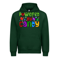 Forest Green powered by candy with lollipops Urban Hoodie - AdoDesignShop
