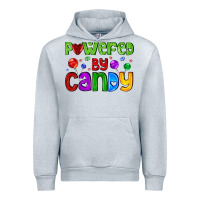 Heather Grey powered by candy with lollipops Urban Hoodie - AdoDesignShop