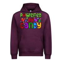 Mauve Wine powered by candy with lollipops Urban Hoodie - AdoDesignShop