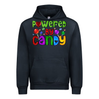 Navy powered by candy with lollipops Urban Hoodie - AdoDesignShop