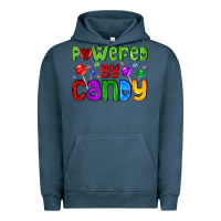Pigment Midnight Navy powered by candy with lollipops Urban Hoodie - AdoDesignShop