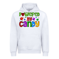 White powered by candy with lollipops Urban Hoodie - AdoDesignShop