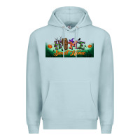 Blue Mist home sweet home libbey glass Premium Hoodie - BundleAndBundleShop