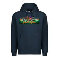 Navy home sweet home libbey glass Premium Hoodie - BundleAndBundleShop