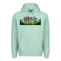 Seafoam home sweet home libbey glass Premium Hoodie - BundleAndBundleShop