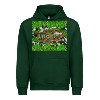 Forest Green let's get lucked up Urban Hoodie - Artiststas