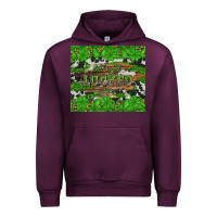 Mauve Wine let's get lucked up Urban Hoodie - Artiststas