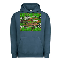 Pigment Midnight Navy let's get lucked up Urban Hoodie - Artiststas