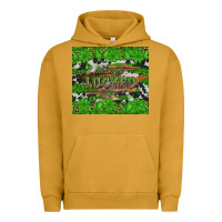 Pigment Peanut Butter let's get lucked up Urban Hoodie - Artiststas