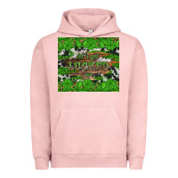 Pigment Salmon let's get lucked up Urban Hoodie - Artiststas