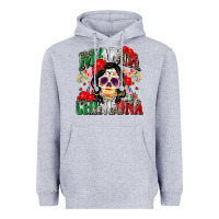 Heather Grey mama chingona Heavyweight Hoodie - Zillion Design Studio