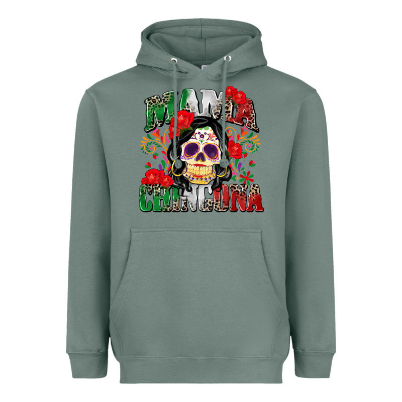 Mama Chingona Heavyweight Hoodie by Zillion Design Studio | Teevron
