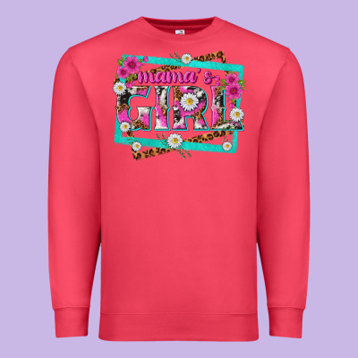 Mamas Girl Premium Sweatshirt Designed By Texasbilliewilder