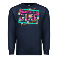 Navy mamas girl Premium Sweatshirt - texasbilliewilder
