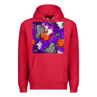 Cardinal tombstone and ghosts seamless paternal Premium Hoodie - BundleAndBundleShop