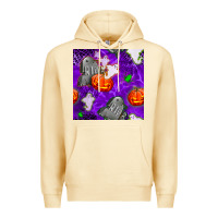 Pina Colada tombstone and ghosts seamless paternal Premium Hoodie - BundleAndBundleShop