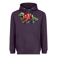 Plum t rex christmas Heavyweight Hoodie - RanaPortraitStore