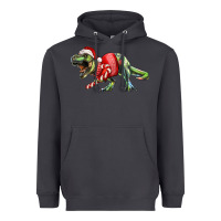 Smoke t rex christmas Heavyweight Hoodie - RanaPortraitStore