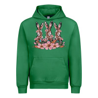 Emerald rabbits with blossom flower Urban Hoodie - Artiststas