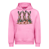 Rabbits With Blossom Flower Urban Hoodie | Teevron