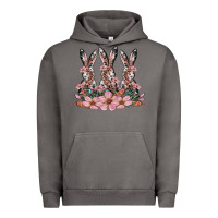 Pigment Tornado rabbits with blossom flower Urban Hoodie - Artiststas