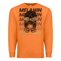 Carrot melanin afro messy bun Premium Sweatshirt - texasbilliewilder