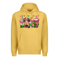 Antique Gold mexican coffee cups cafecito Premium Hoodie - Jasminsmagicworld