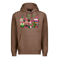 Chestnut mexican coffee cups cafecito Premium Hoodie - Jasminsmagicworld