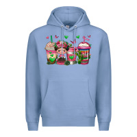 Colony Blue mexican coffee cups cafecito Premium Hoodie - Jasminsmagicworld