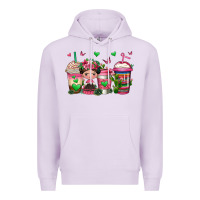 Lilac mexican coffee cups cafecito Premium Hoodie - Jasminsmagicworld