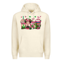 Sandshell mexican coffee cups cafecito Premium Hoodie - Jasminsmagicworld