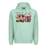 Seafoam mexican coffee cups cafecito Premium Hoodie - Jasminsmagicworld
