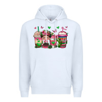 White mexican coffee cups cafecito Premium Hoodie - Jasminsmagicworld