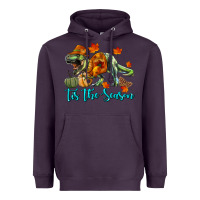 Plum t rex tis the season Heavyweight Hoodie - RanaPortraitStore