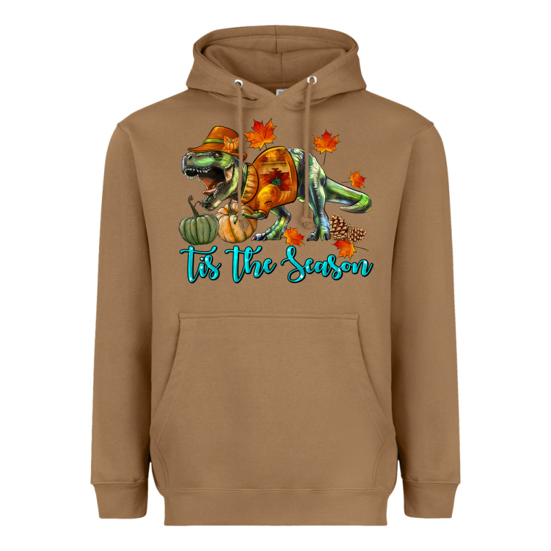 T Rex Tis The Season Heavyweight Hoodie by RanaPortraitStore | Teevron