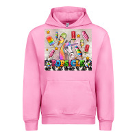 Fuchsia Pink popsicle's and unicorn Urban Hoodie - AdoDesignShop